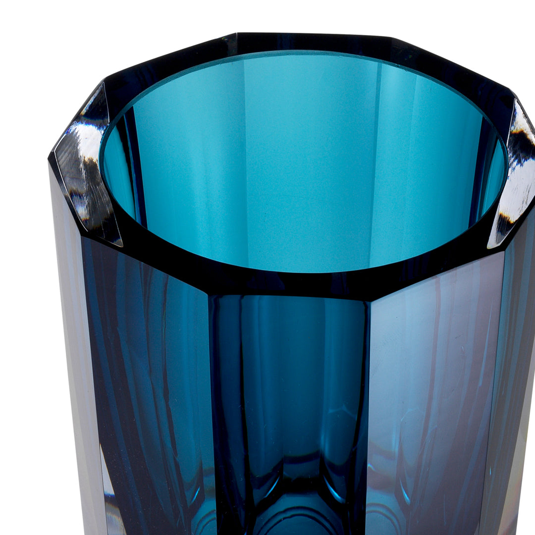 Eichholtz Chavez Vase Small - Blue & Clear