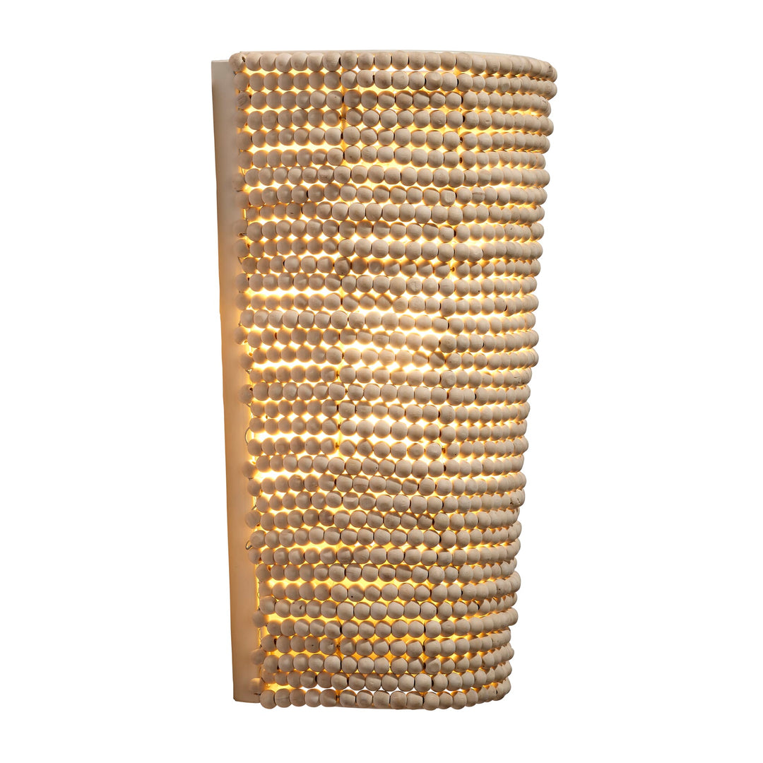 Seawall Beaded Cone Sconce