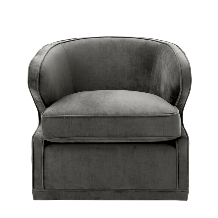 Eichholtz Dorset Swivel Chair - Pebble Gray