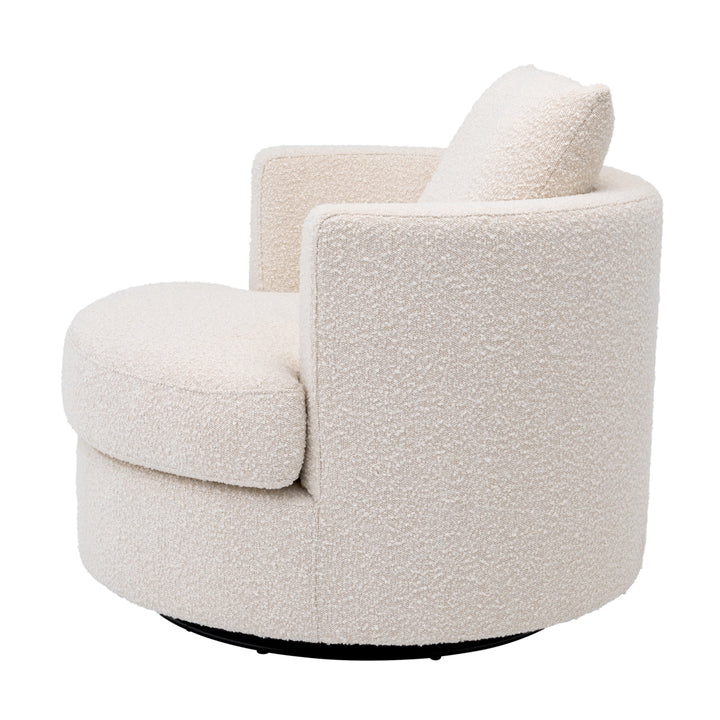 Felix Swivel Chair - Ivory