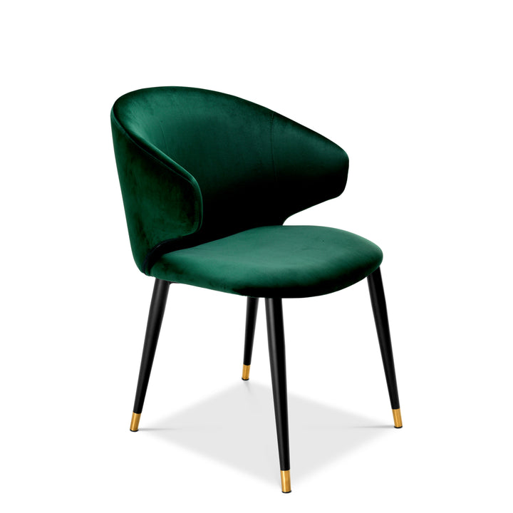 Volante Dining Chair with Wings - Green