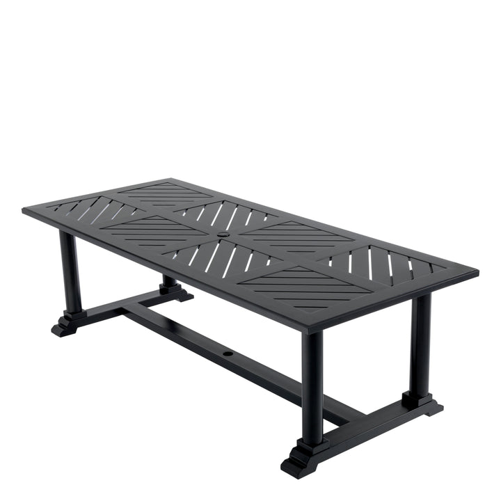 Bell Rive Outdoor Dining Table - Black