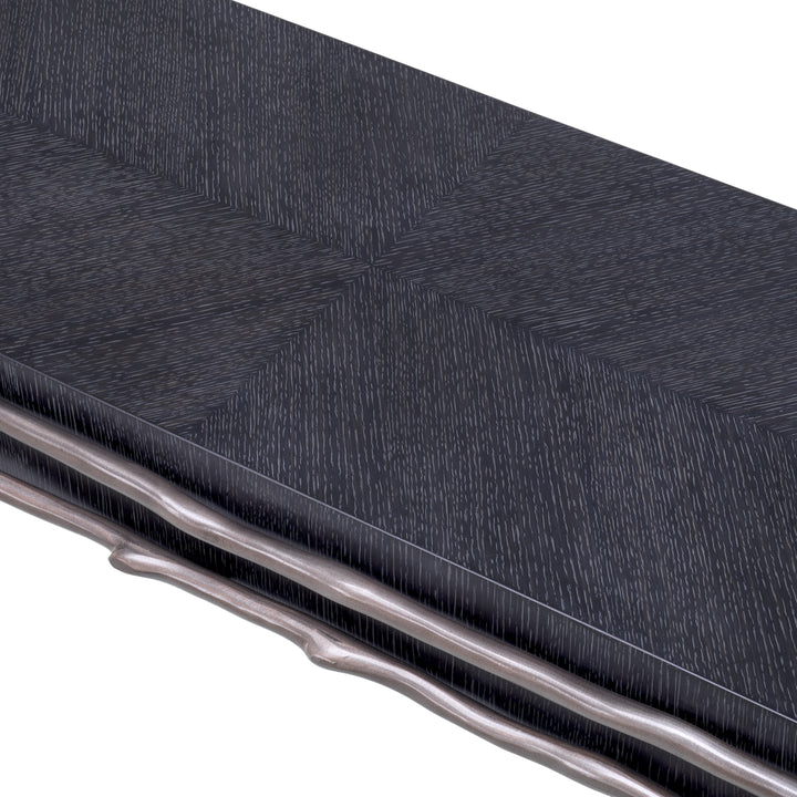 Eichholtz Console Table Premier - Charcoal Grey Oak Veneer
