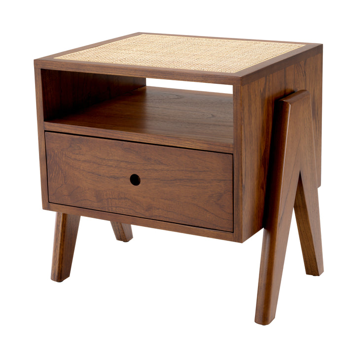 Latour Bedside Table - Brown