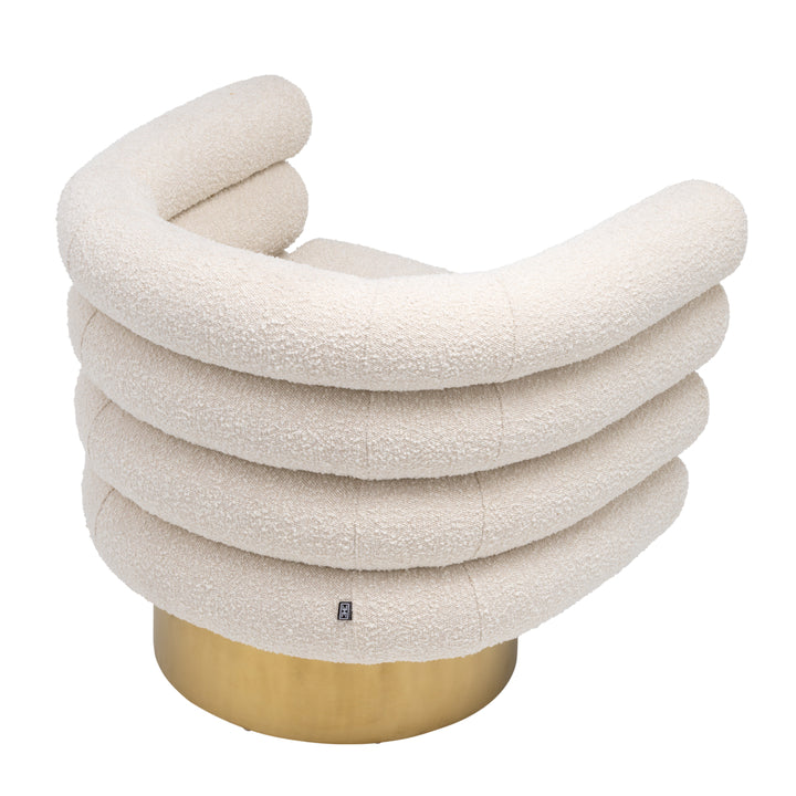 Maguire Swivel Chair - Ivory