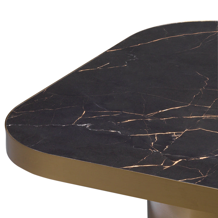 Proximity Side Table - Black & Gold