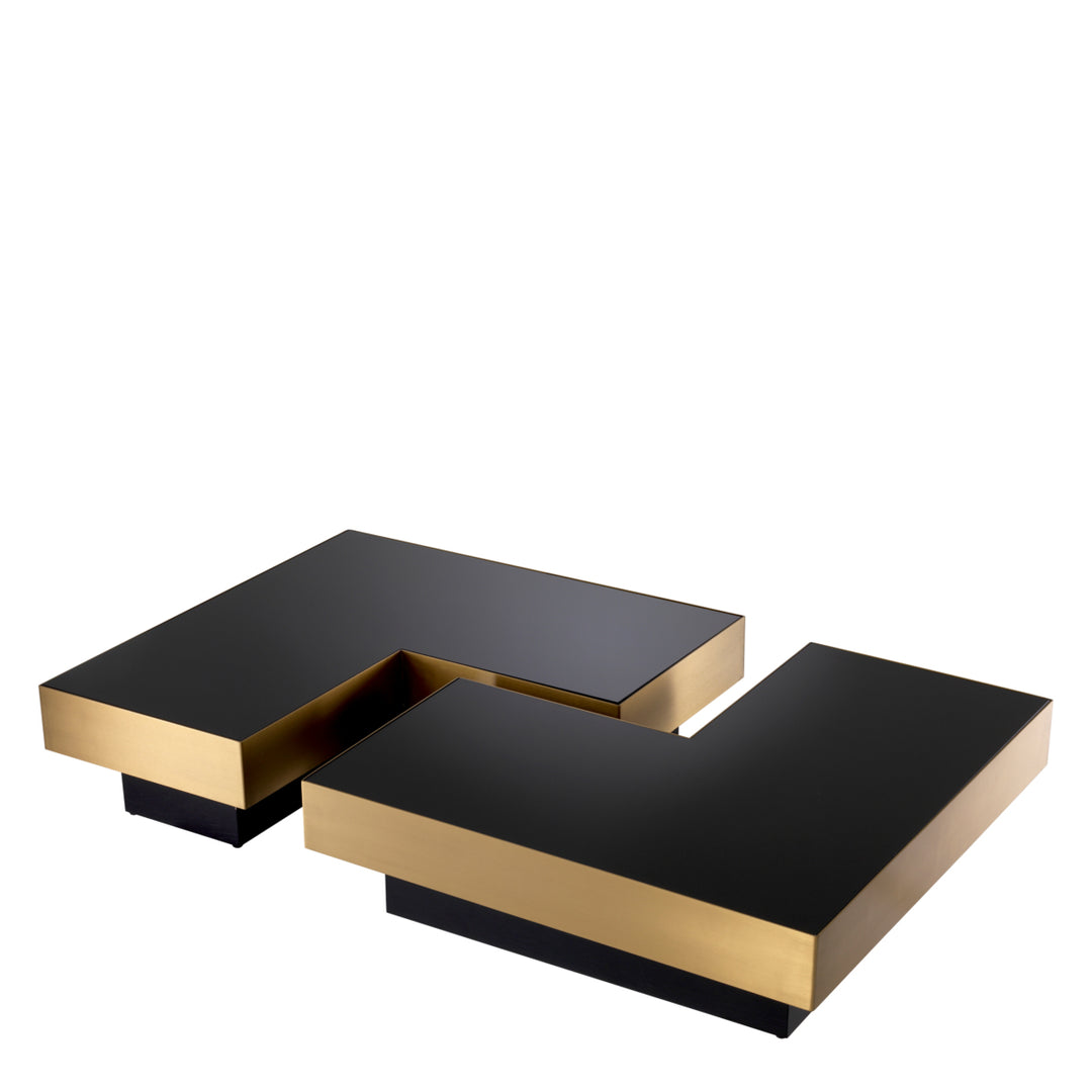 Nio Coffee Table - Set of 4 - Black & Gold