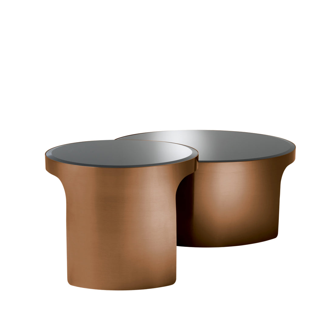 Piemonte Coffee Table - Set of 2 - Bronze & Black