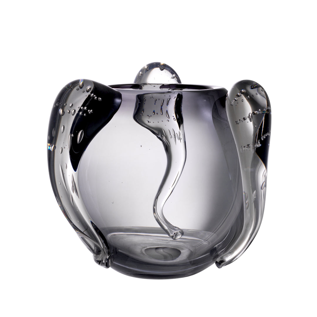 Eichholtz Sianluca Vase Small - Gray & Clear