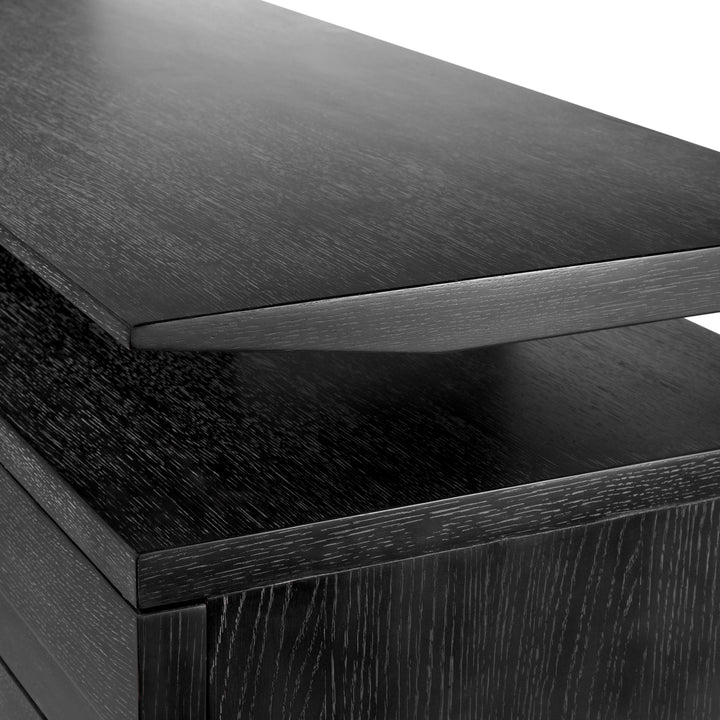 Eichholtz Dresser Quintino charcoal grey oak veneer