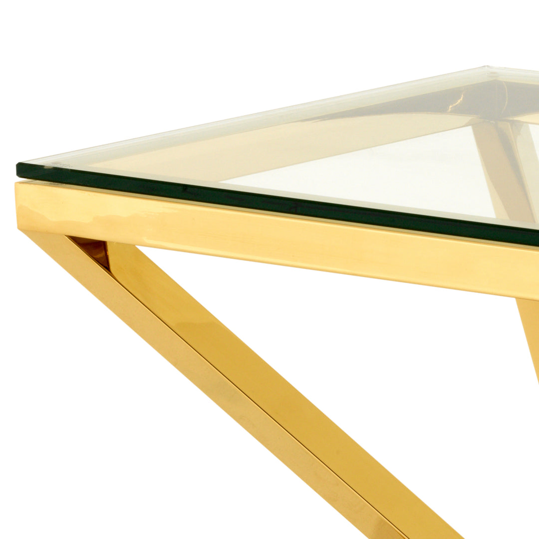 Connor Side Table - Gold