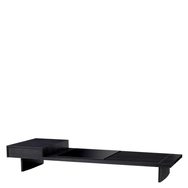 Eichholtz Coffee Table The Crest - Charcoal Grey Oak Veneer Including