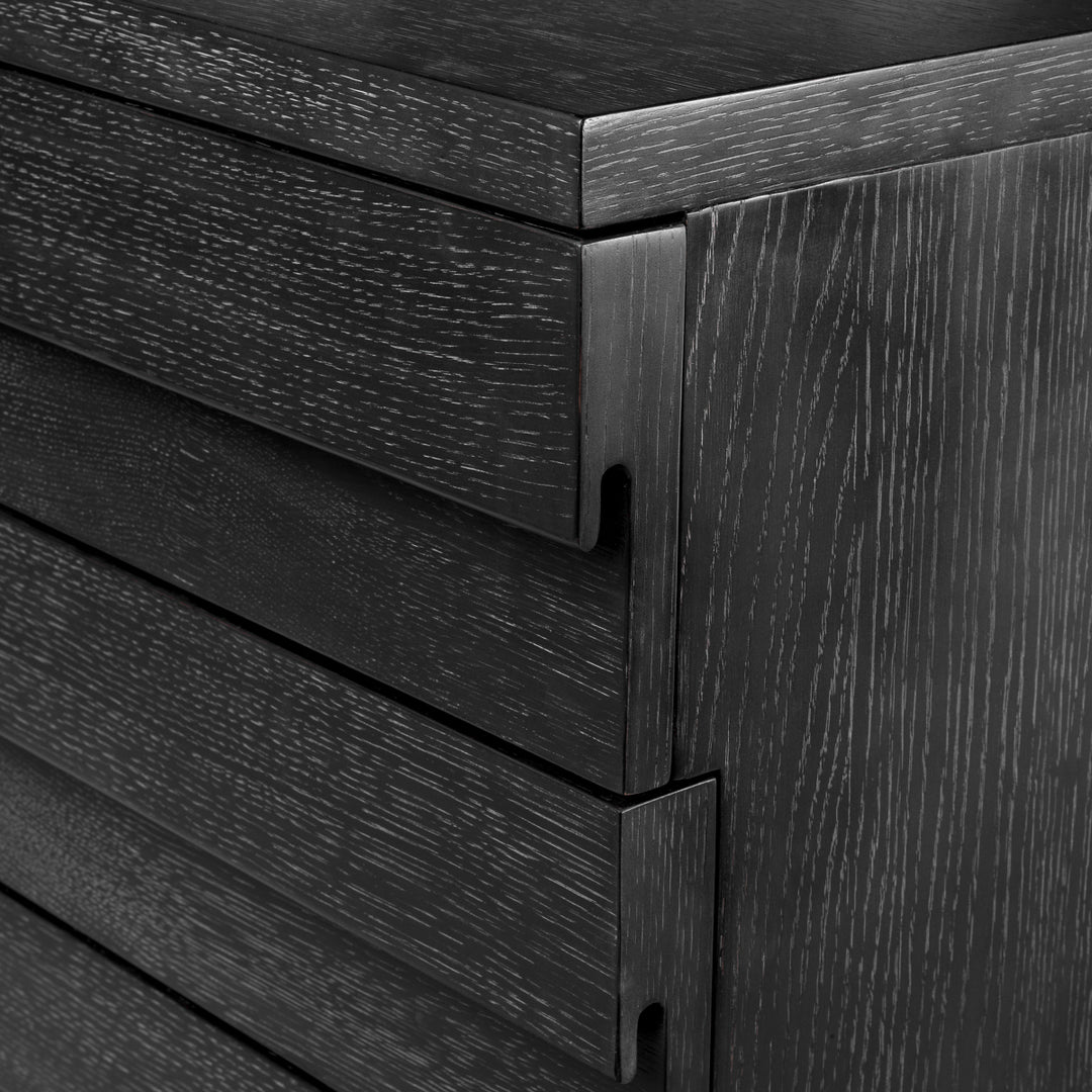 Eichholtz Dresser Quintino charcoal grey oak veneer