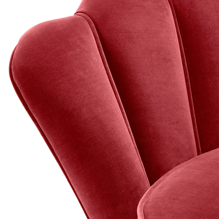 Trapezium Occasional Chair - Red