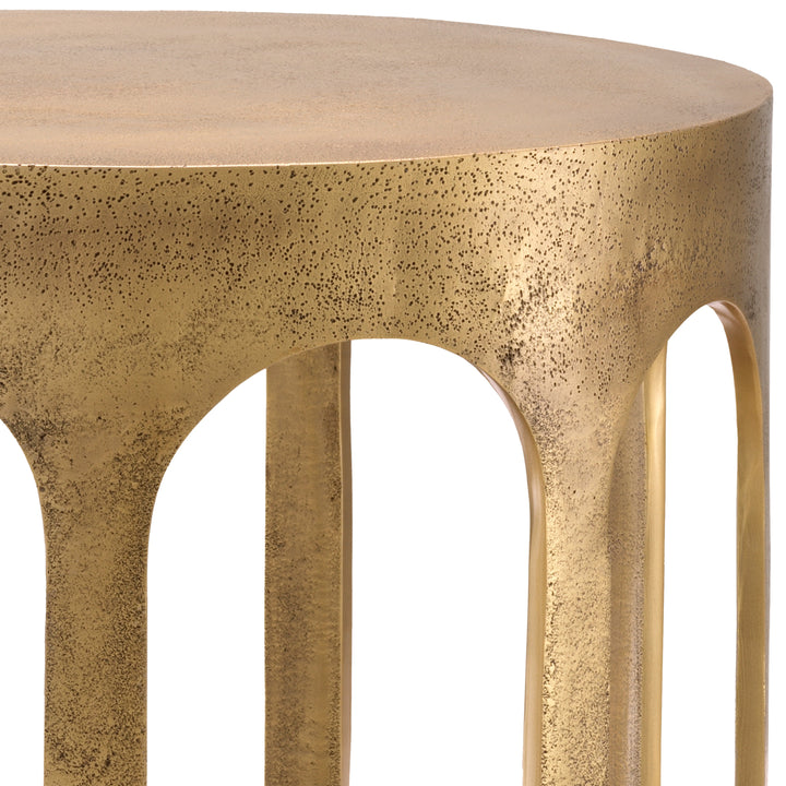Eichholtz Side Table Gardini - Vintage Brass Finish