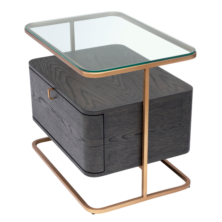 Eichholtz Augusto Bedside Table - Brown & Bronze