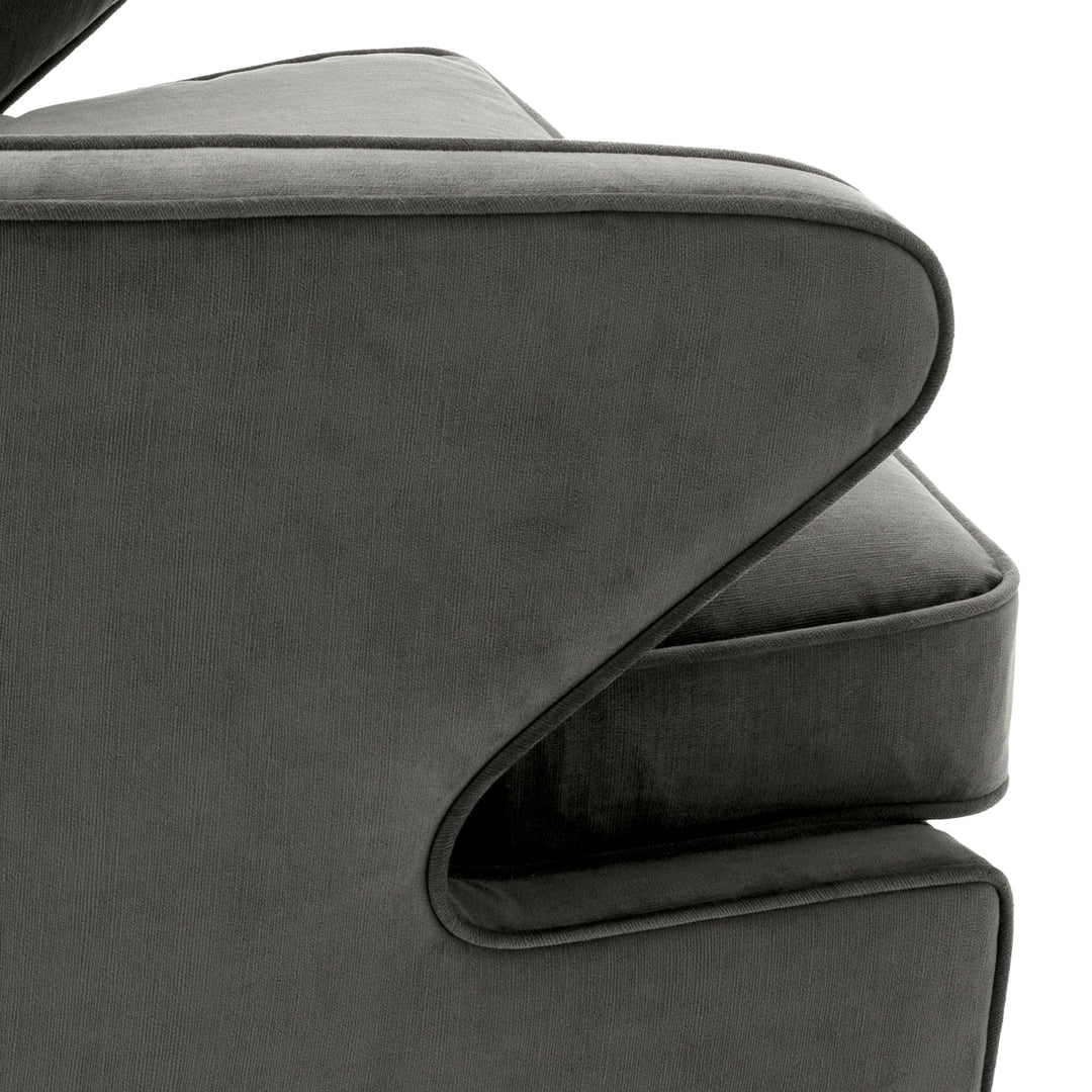 Eichholtz Dorset Swivel Chair - Pebble Gray