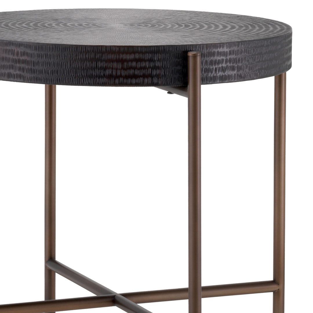 Eichholtz Nikos Side Table - Bronze & Black