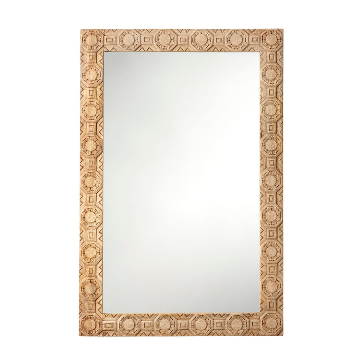 Relief Carved Rectangle Mirror - Available in 2 Styles