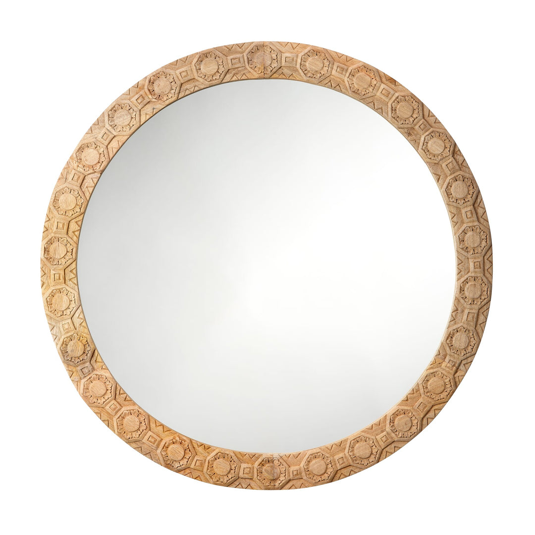 Relief Carved Rectangle Mirror - Available in 2 Styles