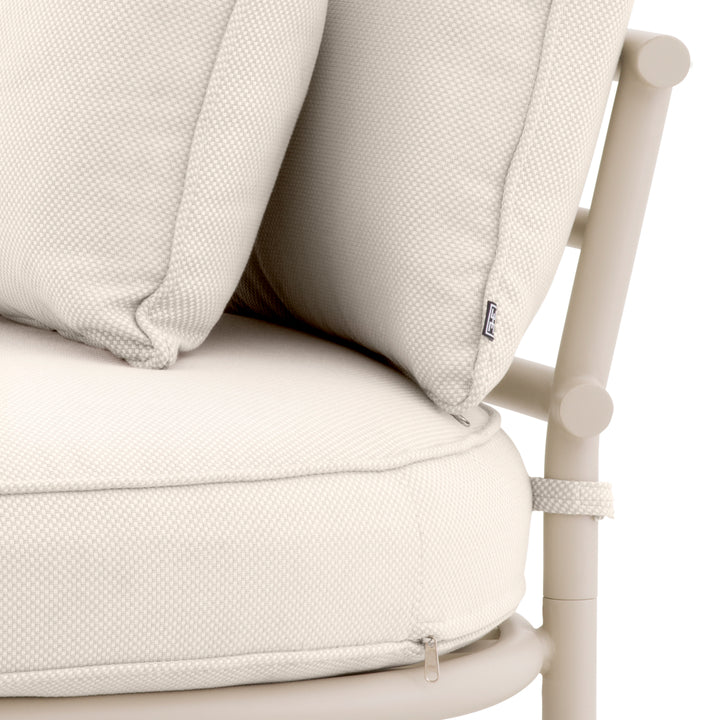 Chair Laguno Outdoor - Sand Finish Lewis Off-White/Grey