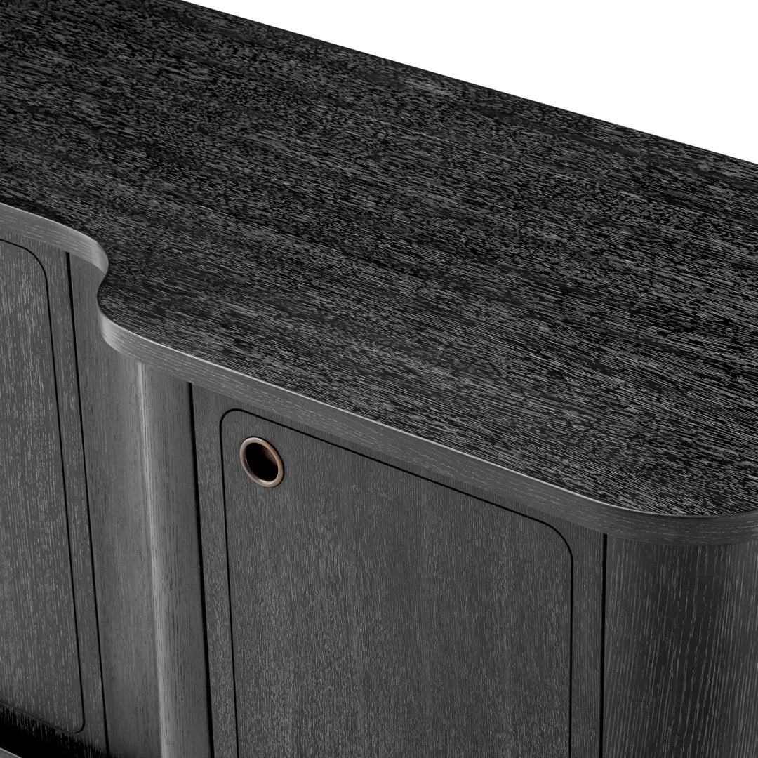 Eichholtz Dresser Caprioli charcoal grey oak veneer