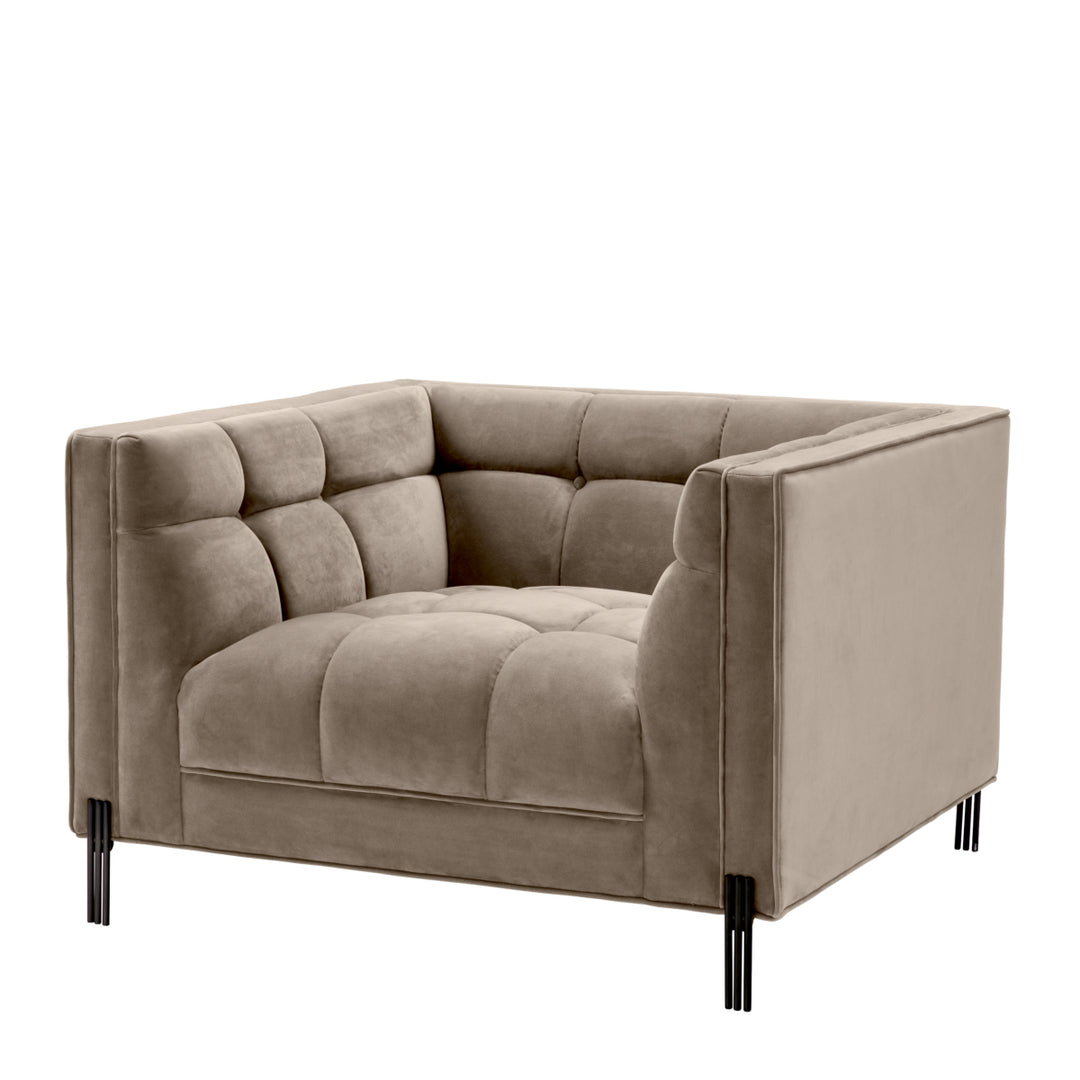 Sienna Occasional Chair - Beige & Gray