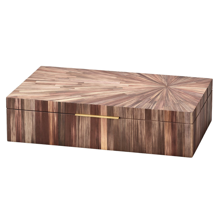 Palm Marquetry Box - Available in 2 Colors