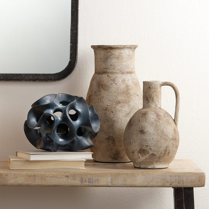 Inline Root Decorative Vase - Hazelnut