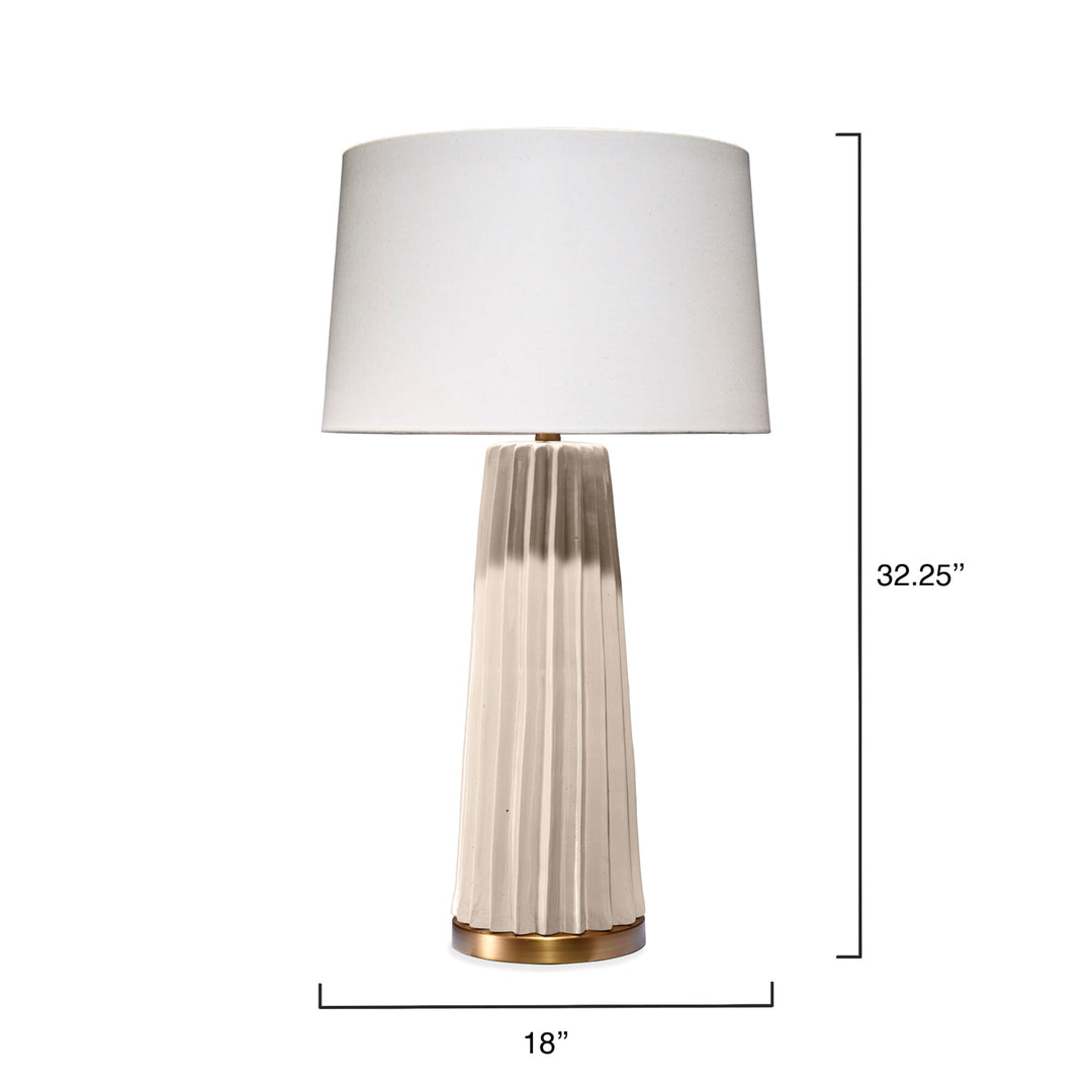 Pleated Table Lamp - Available in 2 Colors