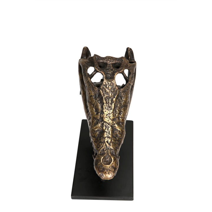 Brass Alligator On Stand - Available in 3 Sizes