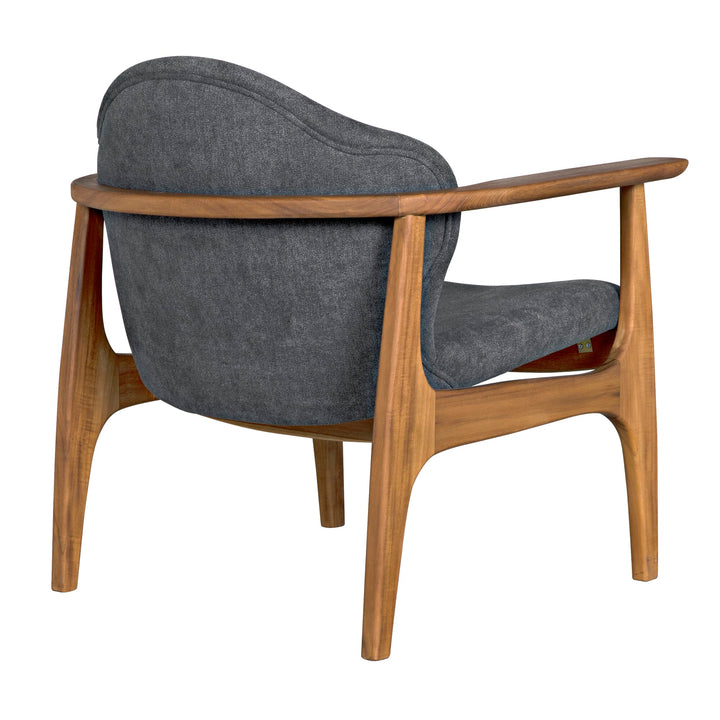 Vittorio Chair with Grey Fabric