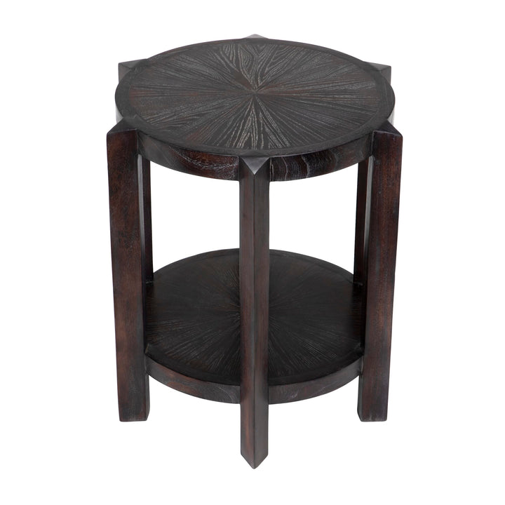 Yuhuda Small Side Table Sombre Finish - Available in 2 Colors