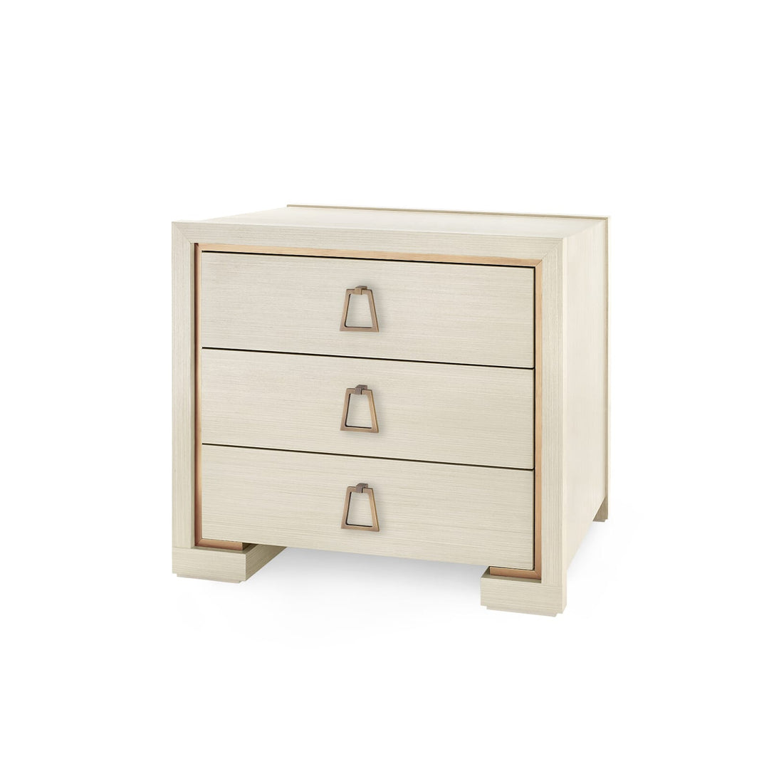 Naal 3-Drawer Side Table - Available in 2 Colors