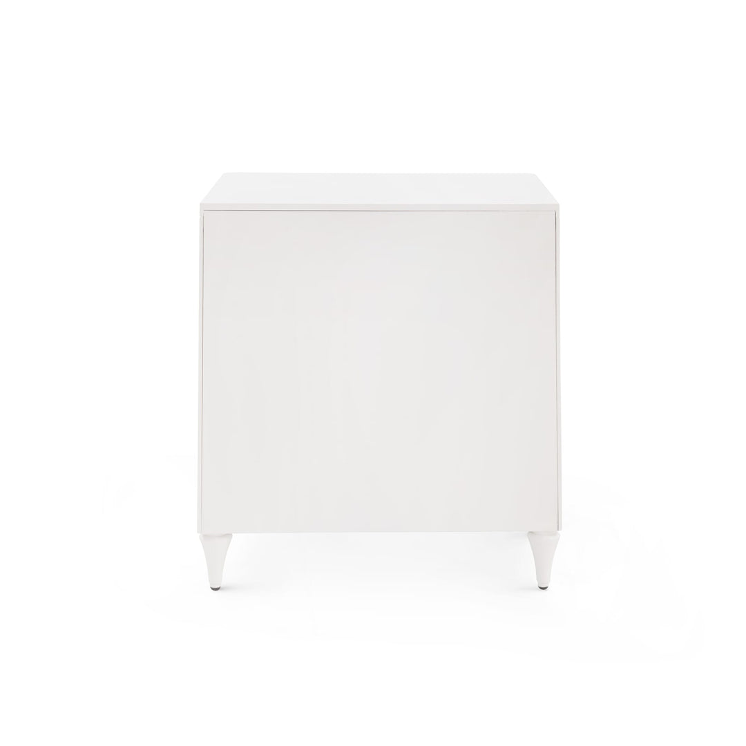 Royce 3-Drawer Side Table - White