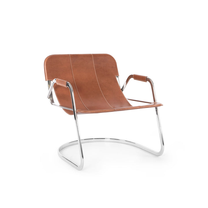 Frank Lounge Chair in  Gingerbread Brown