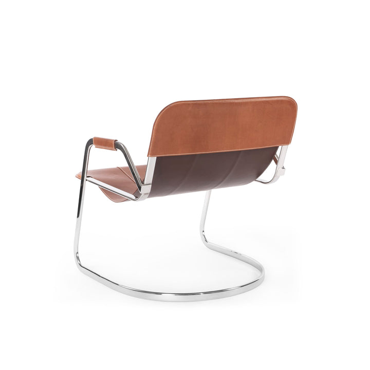Frank Lounge Chair in  Gingerbread Brown