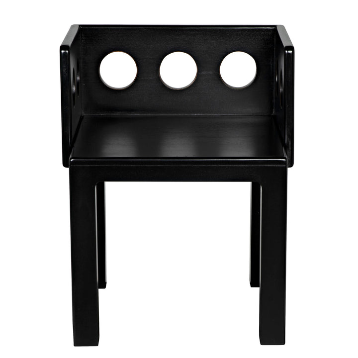 Elton Chair Hand Rubbed Black