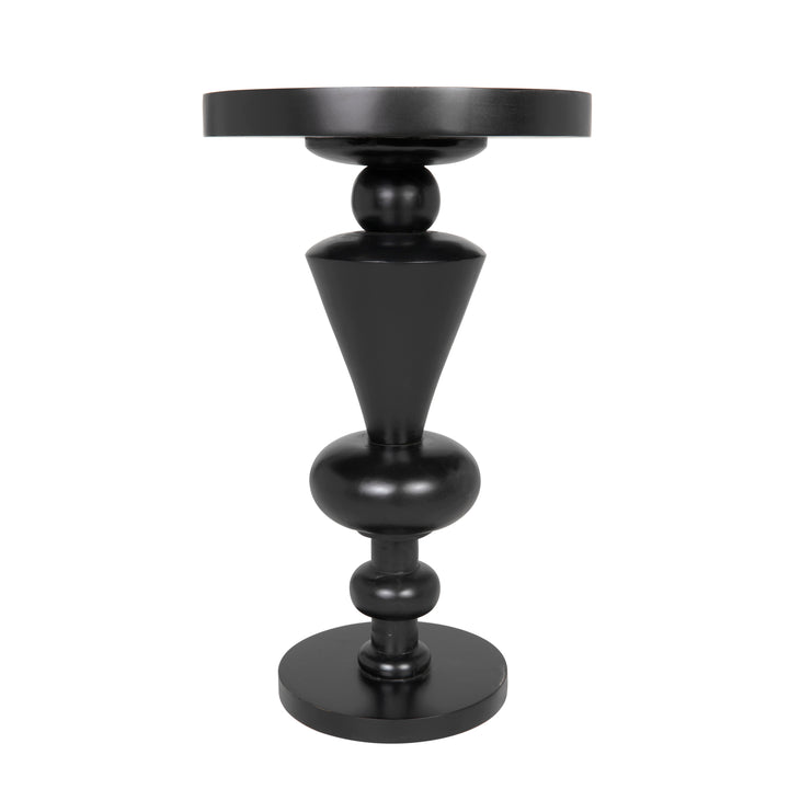 Fenring Side Table, Hand Rubbed Black
