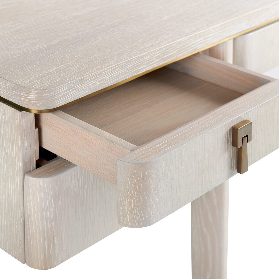 Modern Oak Desk Octavia Collection - Available in 2 Colors