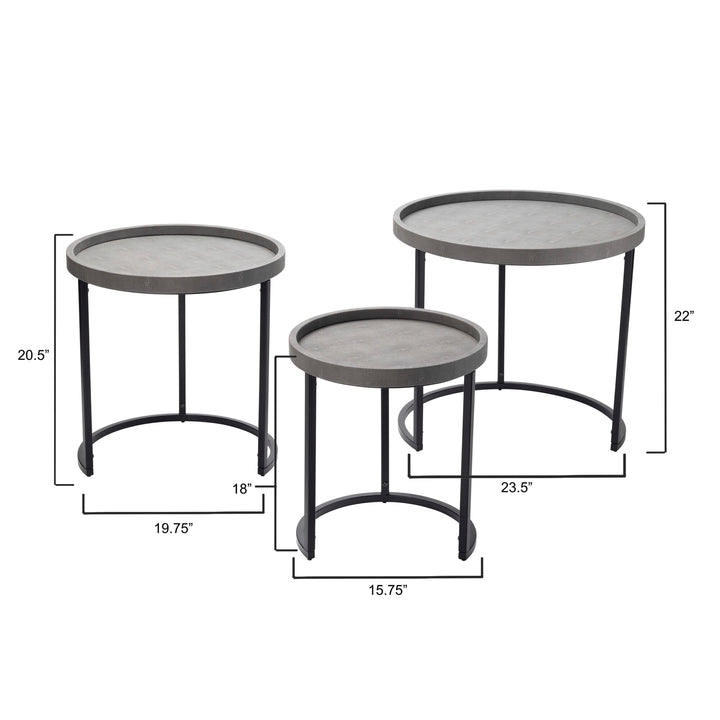 Maddox Side Tables - Available in 2 Colors