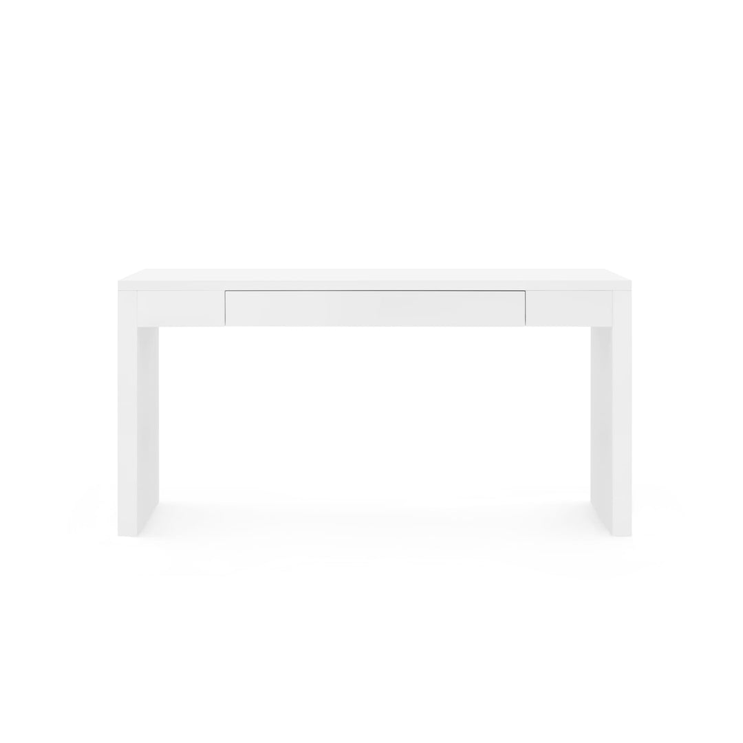 Margo Large Console Table-Chiffon White
