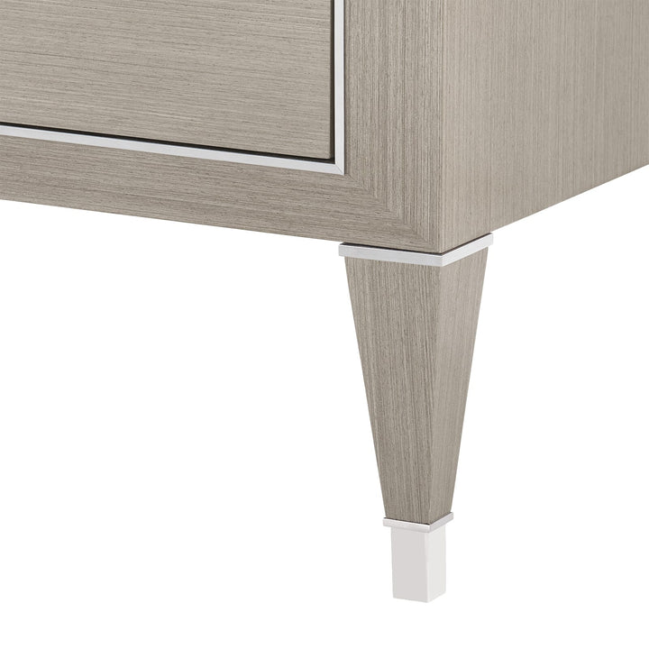 Parish Extra Large 6-Drawer - Nickel Finish Accents - Available in 2 Colors
