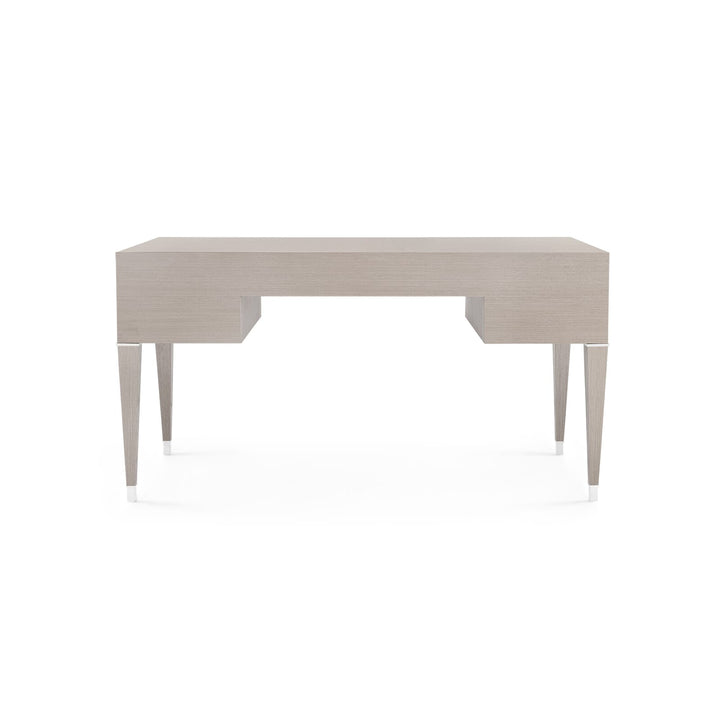 Parish Desk - Nickel Finish Accents - Available in 2 Colors