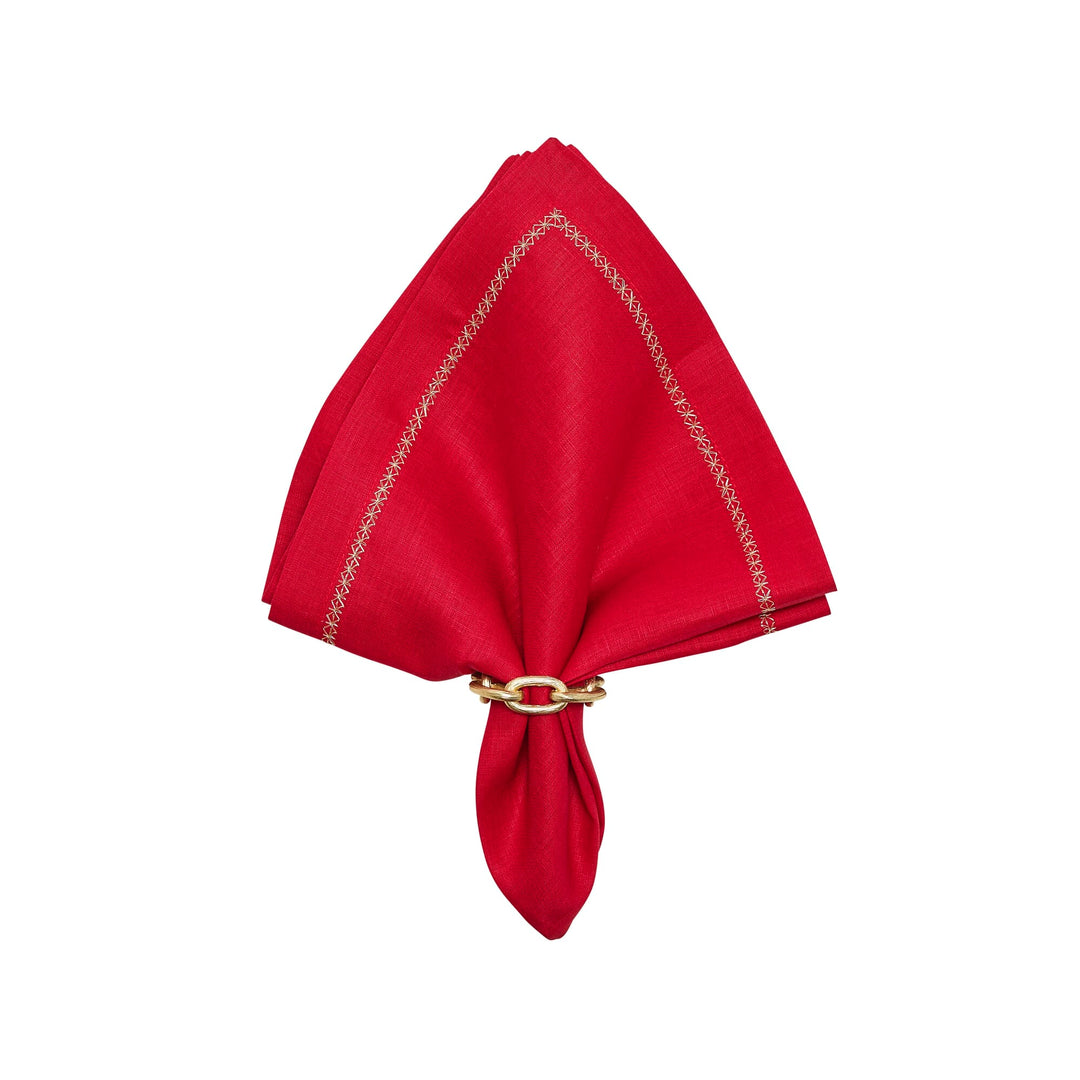 Classic Napkin in Red - Set of 4