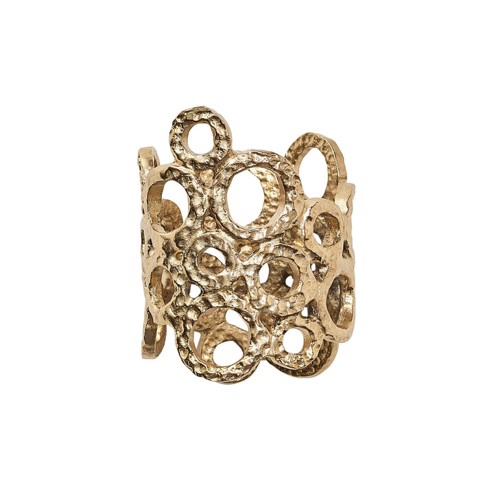Orbit Napkin Ring in Gold - Set of 4