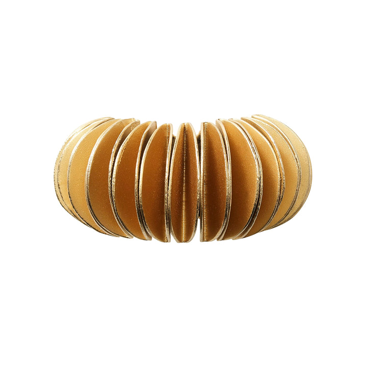 Kim Seybert Demilune Napkin Ring in Gold - Set of 4