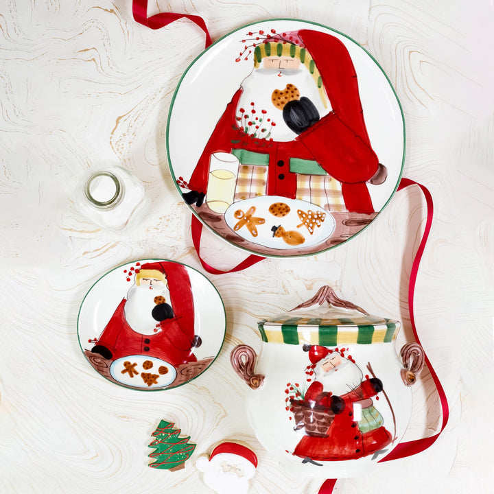 Old St. Nick Cookies for Santa Serveware Set