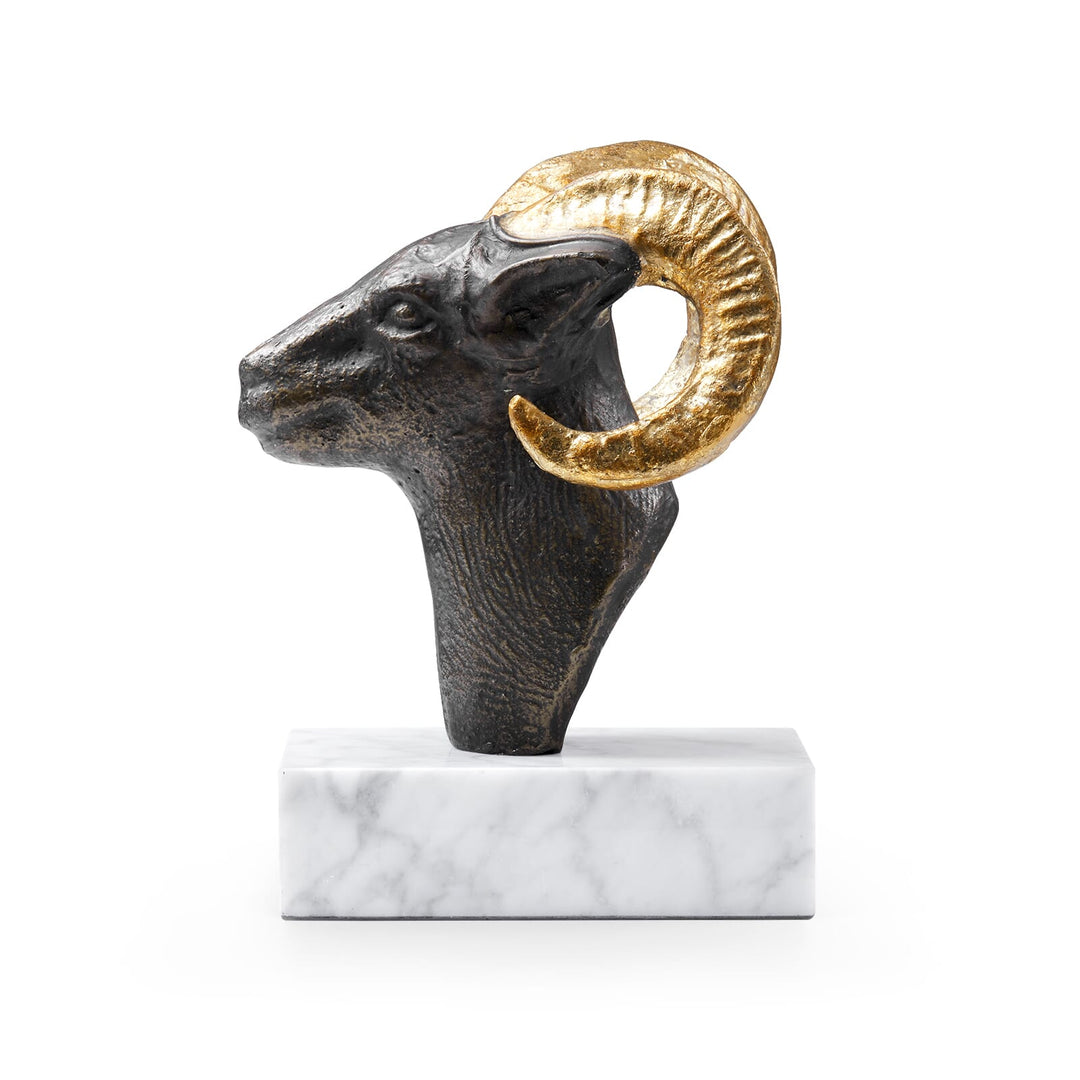 Ram Statue - In Gold and Bronze