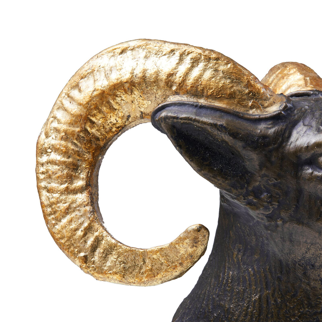 Ram Statue - In Gold and Bronze